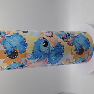 🥤2 for $40🥤Flower Power Stitch 20oz skinny tumbler Handcrafted